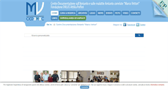 Desktop Screenshot of centrodocamiantomarcovettori.org